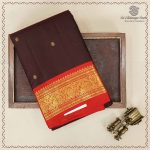 Pure Silk Sarees - Dark Brown SASPS37947 - Image 5