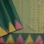 Pure Silk Sarees - Dark Emerald Green SASPS37948