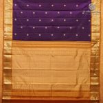 Pure Silk Sarees - Dark Purple SASPS37951 - Image 4