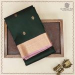 Pure Silk Sarees - Dark Emerald Green SASPS37955 - Image 5
