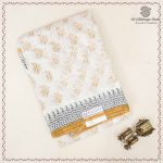 Fancy Kota Saree - White SASCK37974