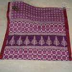 Printed Cotton Sarees - Dark Lavender SASC0037978 - Image 3
