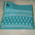 Printed Cotton Sarees - Aqua Blue SASC0037984 - Image 3