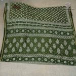 Printed Cotton Sarees - Green SASC0037987 - Image 3