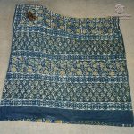 Printed Cotton Sarees - Dull Blue SASC0038002 - Image 3