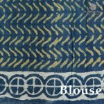 Printed Cotton Sarees - Dull Blue SASC0038002 - Image 2