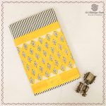 Printed Cotton Sarees - Cream SASC0038003