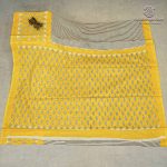 Printed Cotton Sarees - Cream SASC0038003 - Image 3
