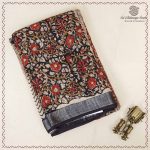 Printed Cotton Sarees - Black SASC0038007