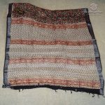 Printed Cotton Sarees - Black SASC0038007 - Image 3