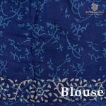 Printed Cotton Sarees - Indigo Blue SASC0038008 - Image 2