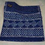 Printed Cotton Sarees - Indigo Blue SASC0038009 - Image 3