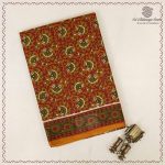 Printed Cotton Sarees - Dark Mustard SASC0038010
