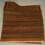 Printed Cotton Sarees - Dark Mustard SASC0038010 - Image 3