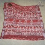 Printed Cotton Sarees - Faded Red SASC0038012 - Image 3