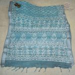 Printed Cotton Sarees - Pale Blue SASC0038014 - Image 3
