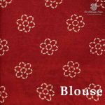 Printed Cotton Sarees - Dark Red SASC0038022 - Image 2