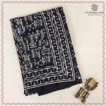 Printed Cotton Sarees - Black SASC0038024