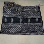 Printed Cotton Sarees - Black SASC0038024 - Image 3
