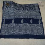 Printed Cotton Sarees - Dark Navy Blue SASC0038025 - Image 3