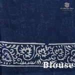 Printed Cotton Sarees - Dark Navy Blue SASC0038025 - Image 2