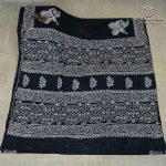 Printed Cotton Sarees - Black SASC0038027 - Image 3