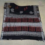 Printed Cotton Sarees - Black SASC0038029 - Image 3
