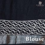 Printed Cotton Sarees - Black SASC0038030 - Image 2