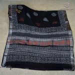 Printed Cotton Sarees - Black SASC0038031 - Image 3