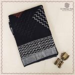 Printed Cotton Sarees - Black SASC0038032