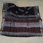 Printed Cotton Sarees - Black SASC0038033 - Image 3