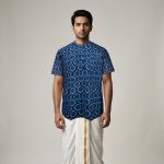 UGA Men's Kurtas - Indigo Blue SASK0038055