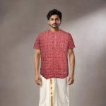 UGA Men's Kurtas - Red SASK0038064