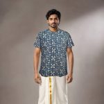 UGA Men's Kurtas - Teal Blue SASK0038074