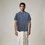 UGA Men's Kurtas - Dark Ink Blue SASK0038075