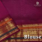Silk Cotton Sarees Korvai – Pinkish Grey SAS0038108 - Image 2