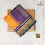 Silk Cotton Sarees Korvai – Mango Yellow SAS0038109