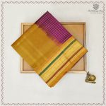 Silk Cotton Sarees Korvai – Grape Purple SAS0038111