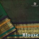 Silk Cotton Sarees Korvai – Bright Orange SAS0038112 - Image 2