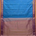 Pure Silk Sarees - Cerulean Blue SASPS38117 - Image 3