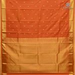 Pure Silk Sarees - Rust SASPS38121 - Image 3