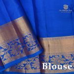 Pure Silk Sarees - Royal Blue SASPS38127 - Image 2