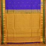 10 Yards Silk Cotton Sarees - Ultra Violet SASTS0038132 - Image 2