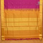 10 Yards Silk Cotton Sarees - Dark Majenta Pink SASTS0038134 - Image 2