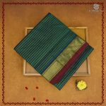 10 Yards Silk Cotton Sarees - Dual Shade Peacock Green SASTS0038139