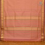 10 Yards Silk Cotton Sarees - Peachy Pink SASTS0038140 - Image 2