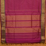 10 Yards Silk Cotton Sarees - Burgundy SASTS0038141 - Image 2