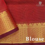 Silk Cotton Sarees Vairaoosi – Maroon SAS0038144 - Image 2