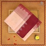 Silk Cotton Sarees Korvai – Pastel Pink SAS0038157