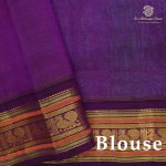 Silk Cotton Sarees Korvai Vairaoosi – Aqua Blue SAS0038159 - Image 2